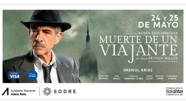 "Muerte de un viajante" en el Auditorio Nacional Del Sodre (24 y 25 de mayo y con Imanol Arias)