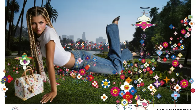 Zendaya brilla en la nueva campaña de Louis Vuitton × Murakami