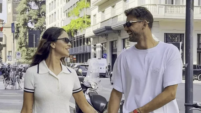 Eiza González y Grigor Dimitrov: debut romántico y estiloso en el front row de Prada