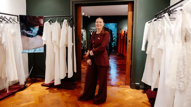 Natalia Antolín desembarcó en Montevideo con su colección Patagonia en el local de Karech Elixir