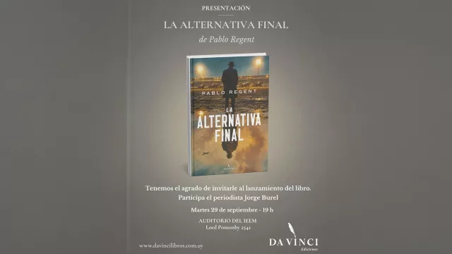 La alternativa final: Pablo Regent cambia de registro y se mete de lleno en la ficción