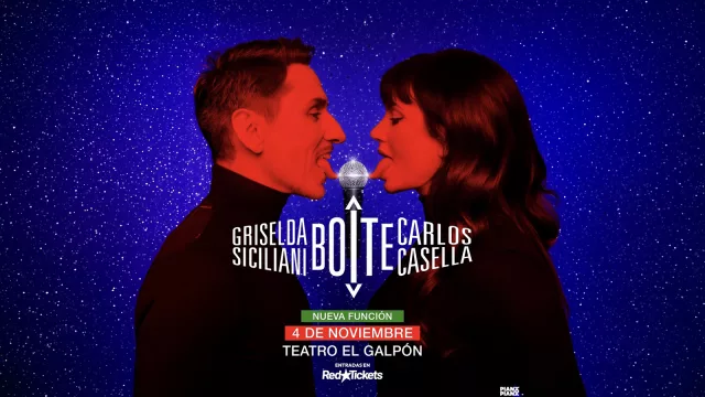 Griselda Siciliani y Carlos Casella suman una segunda función de BOÎTE en Montevideo